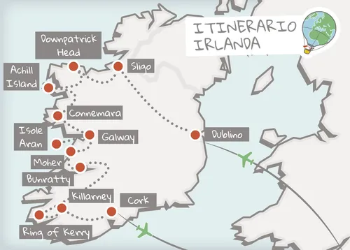 Mappa itinerario Irlanda 26